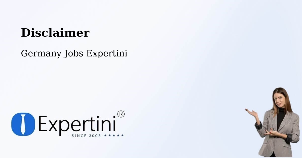 Disclaimer – Bönen - Germany Jobs Expertini